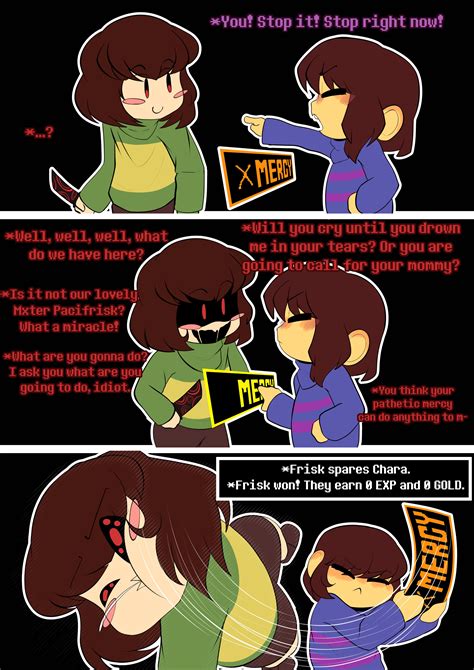 Frisk spares Chara. »Frisk wont They earn B EXP and B GOLD / Frisk