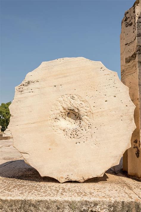 temple column  section photograph  david parkerscience photo