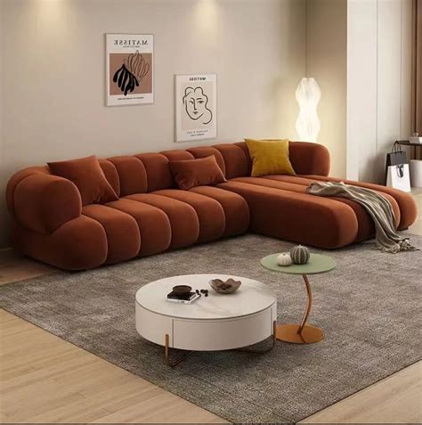 modern corner couch luxury sectional sofa set  living room