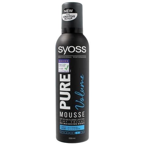 Syoss, Pure Volume, Mousse (Pianka do włosów) - cena, opinie, recenzja ...