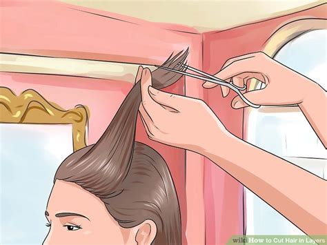 how to cut hair in layers with pictures