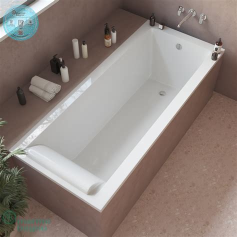 Ванна из литьевого мрамора Marmo Bagno Ницца 180х80 с подголовником ...