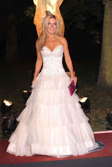 Geri Halliwell like a bride