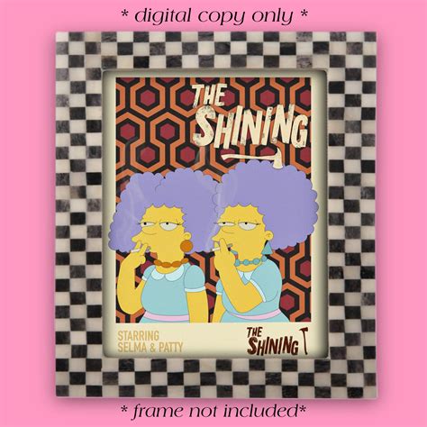 The Simpsons Twins Digital Print – Purple Banana