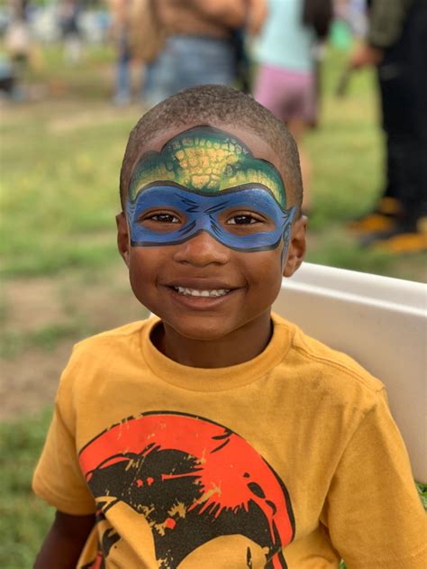 Ninja Turtle Face Painting