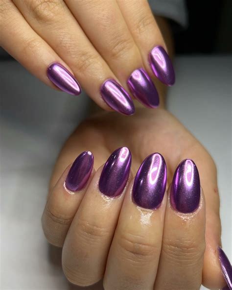 Purple Chrome Nails: 35+ Designs That Will Turn Heads - Nail Designs Daily