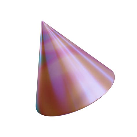 model cone geometric shape vr ar  poly cgtrader