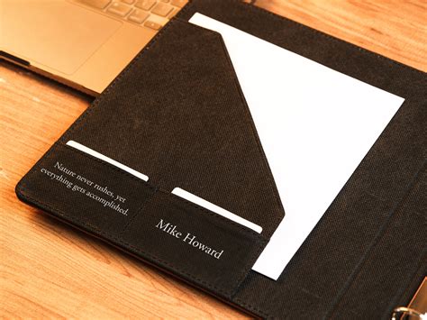 custom company logo binder personalized binder leather binder  ring