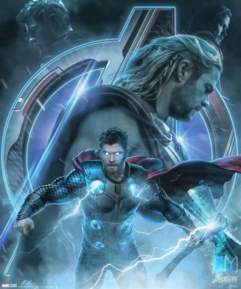 Thor Avengers Endgame character poster - Marvel Cinematic Universe ...
