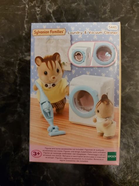Sylvanian Families Laundry and Vacuum Cleaner / Washing Machine and ...