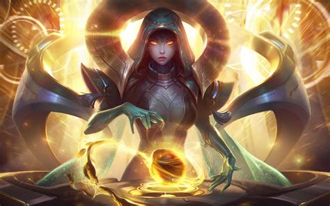Papel De Parede Lol - Papéis de Parede League of Legends, LoL, menina, magia 3840x2160 UHD 4K ...