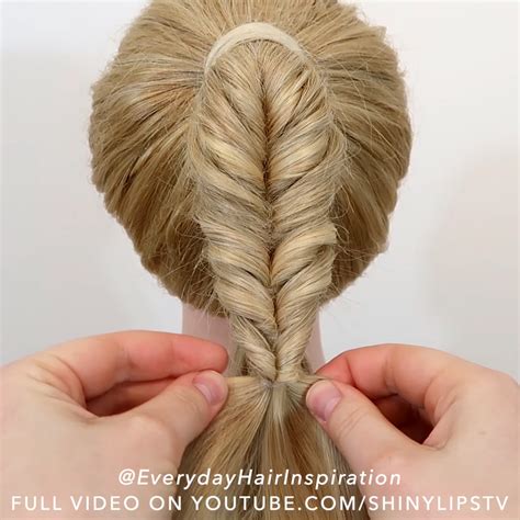 fishtail braid click    full tutorial artofit