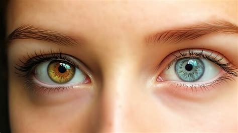 Complete Heterochromia Blue Green