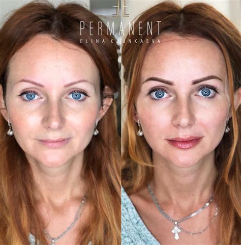 Permanent Makeup Before And After Pictures | Saubhaya Makeup