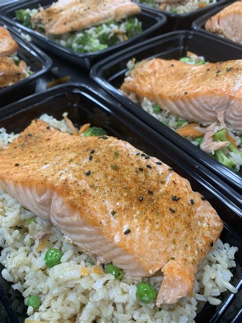 Spicy Togarashi Salmon - Meal Prep Chef