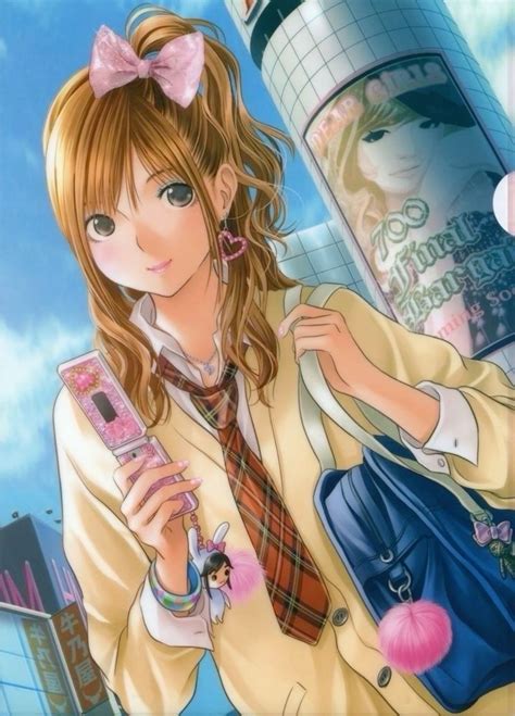 Anime Character Using Cell Phone | Japanese gyaru anime, Gyaru anime