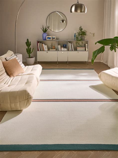 Discover Wool Rug Livio Ivory/Green in various sizes