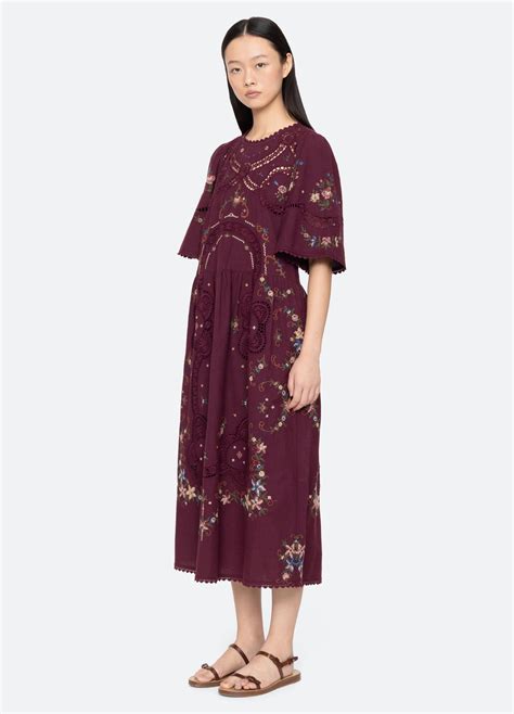 Edwina S/S Dress – Sea, New York
