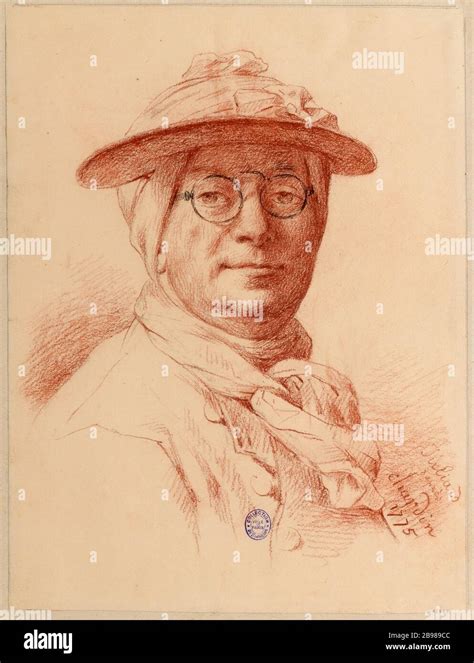 Portrait painter Chardin, 1775 Stock Photo - Alamy