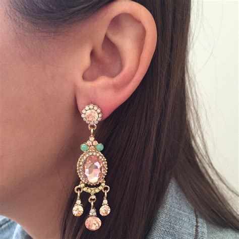 Pretty in Pink Crystal Earrings – Jewel Candy