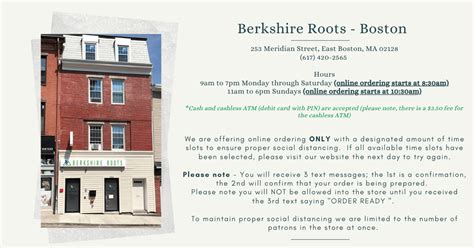 Adult Menu Boston | Berkshire Roots