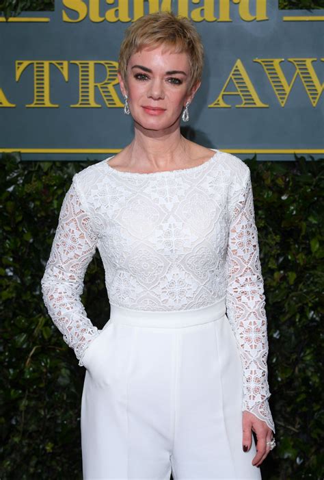 VICTORIA HAMILTON at London Evening Standard Theatre Awards in London