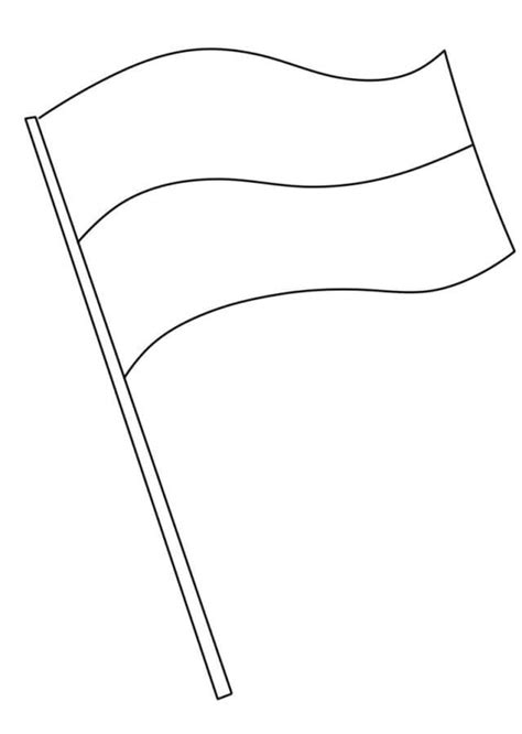 kolorowanka flaga polski pobierz wydrukuj lub pokoloruj  juz teraz