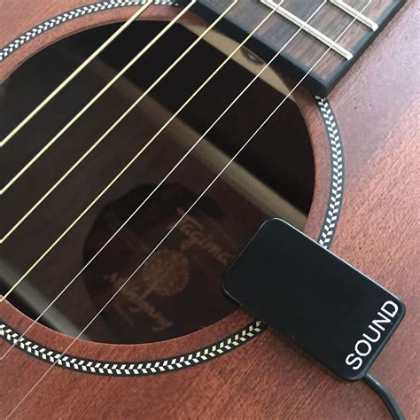 Captador Piezo Para Violão - Captador Piezo De Contato Sound Clip Para Violão Aço - American Musical ...