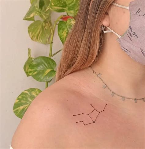 Virgo Zodiac Constellation Tattoo: 10 Gorgeous Designs for Earth Signs!