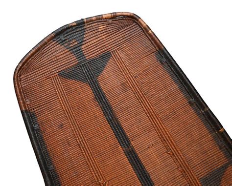 Antique African Fiber War Shield from the Ngbandi Tribe for sale at Pamono