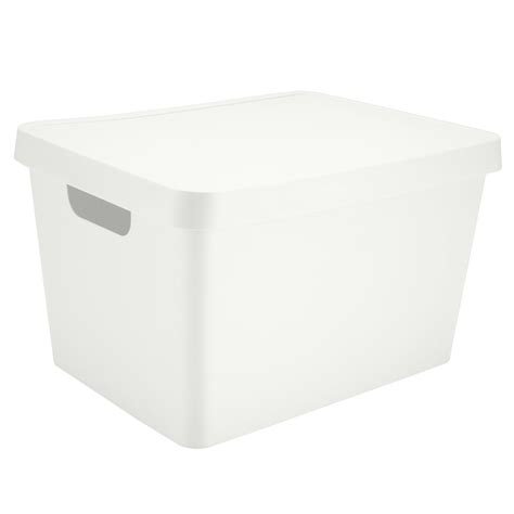 Simplify Large Vinto Storage Box with Lid in White - Walmart.com ...