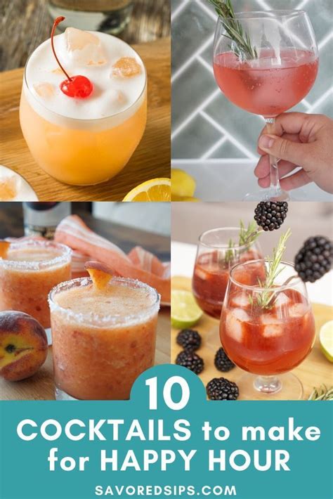 10+ Happy Hour Cocktails to Try | Happy hour food, Happy hour cocktails ...