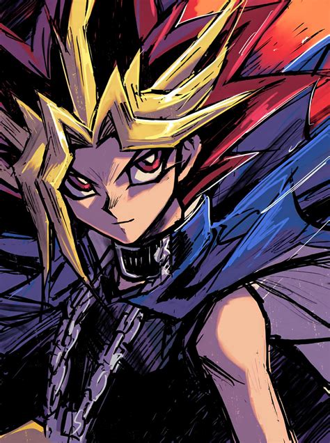 Download Yugi Muto: The Master Duelist in Action Wallpaper | Wallpapers.com