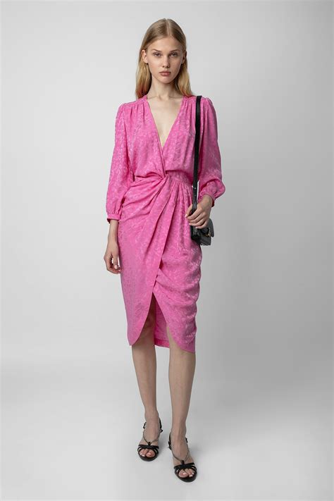 Renew Silk Dress dress pink women | Zadig&Voltaire