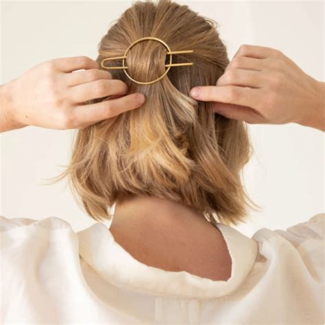 Sustainable hair accessories will soon update the classic 90s womens hair