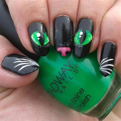 Cat Nail Polish Design