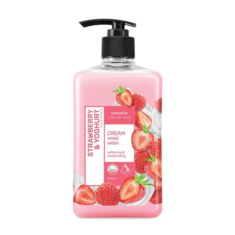 Love My Skin Cream Hand Wash Strawberry & Yoghurt 500ml