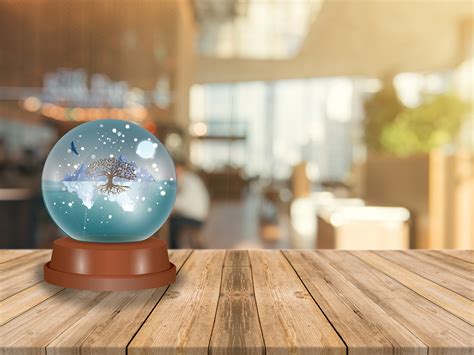 snow globe  behance