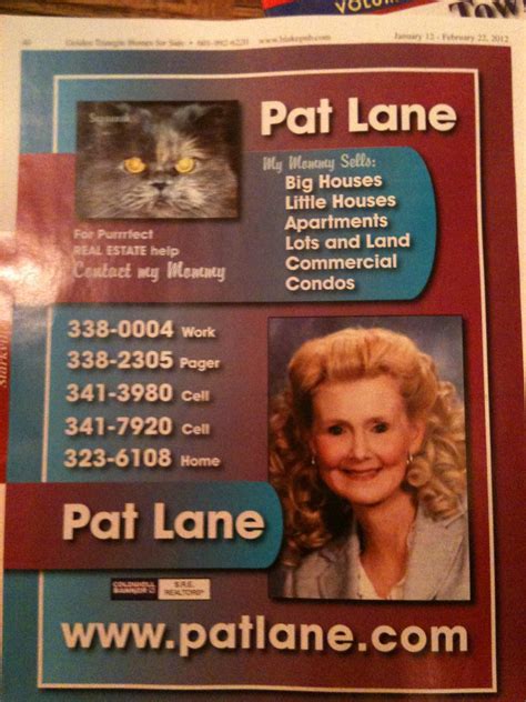 An advertisement for a Real Estate Agent in a small town. : r/WTF