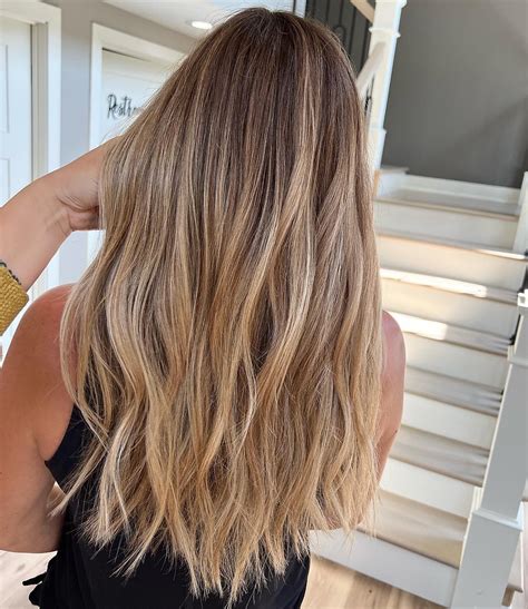 glow caramel honey balayage hair tips