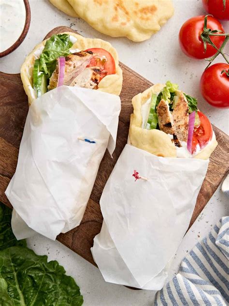 Chicken Shawarma Wrap Recipe Easy Homemade Chicken Shawarma (Baked Or