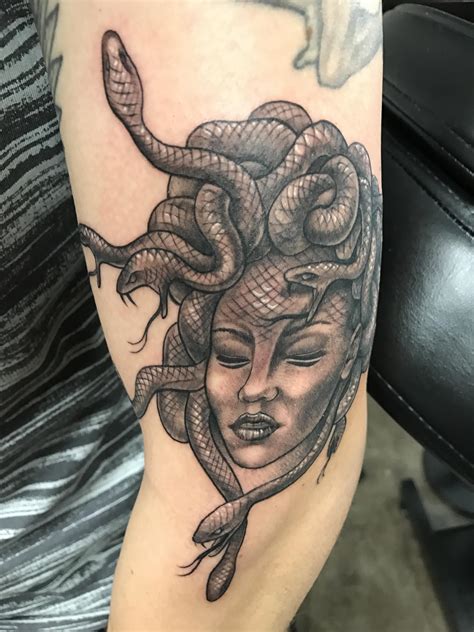 Medusa done by Brandon Quinn. Dark Horse Tattoo, Arizona. : tattoos