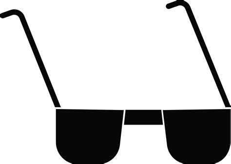 Illustration of a sunglass in black color. 24281085 Vector Art at Vecteezy