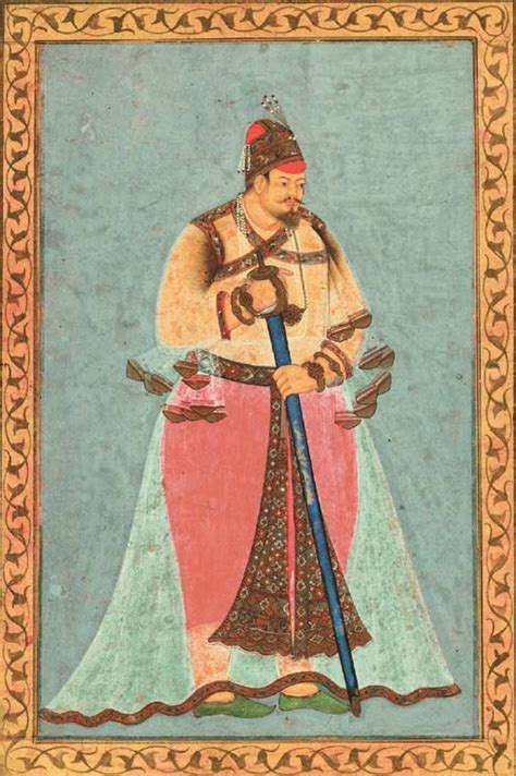 portrait  ibrahim adil shah ii   india deccan