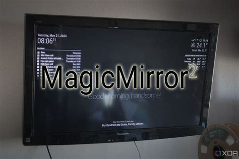 How I upcycled an old TV into a smart display with Magic Mirror