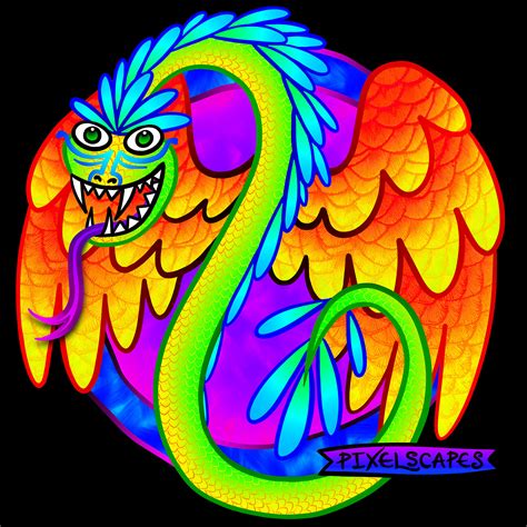 Couatl Token Art | Jen's Pixelscapes