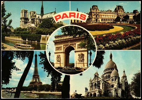 postcards   world paris