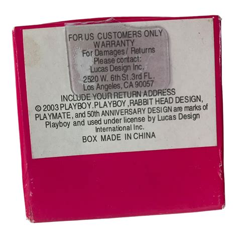 Vintage Y2K Playboy 2003 Silver Bunny Diamante Women'… - Gem