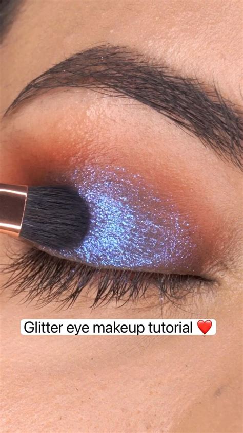 Glitter eye makeup tutorial ️ | Eye makeup, Makeup tutorial, Eye makeup ...