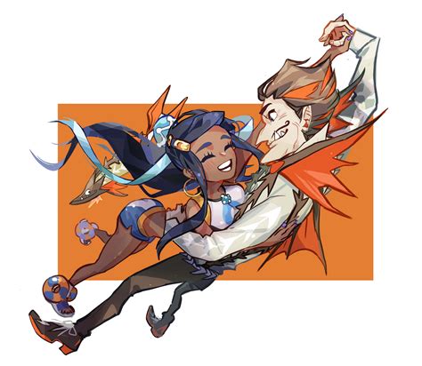 Download Nessa With Human Barraskewda Wallpaper | Wallpapers.com